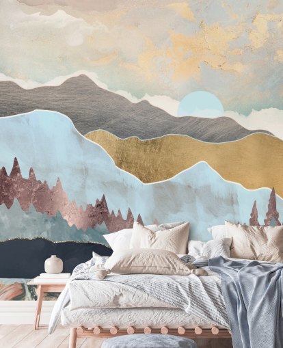 Winter Light Wall Mural by SpaceFrog Designs