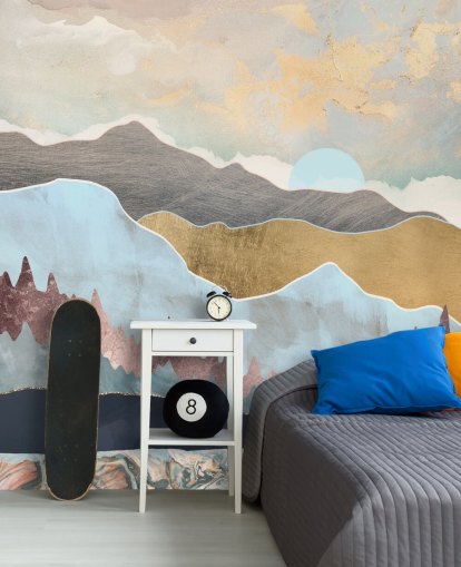 Mural de parede de luz de inverno da SpaceFrog