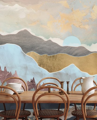 Winter Light Wall Mural by SpaceFrog Designs