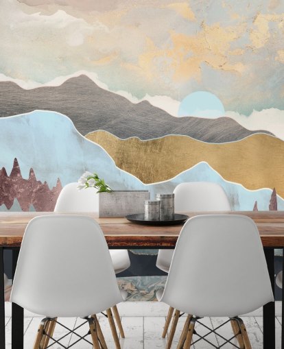 Winter Light Wall Mural by SpaceFrog Designs