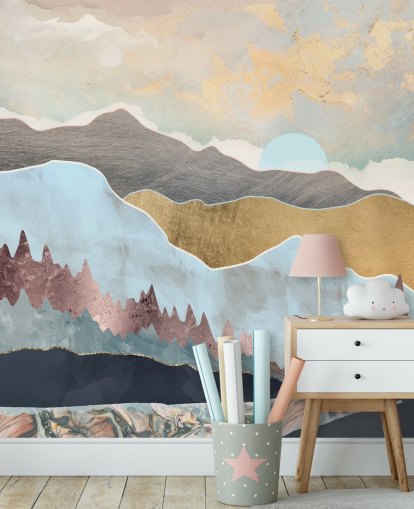 Winterlicht Wandbild von SpaceFrog Designs