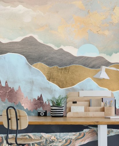 Mural de parede de luz de inverno da SpaceFrog