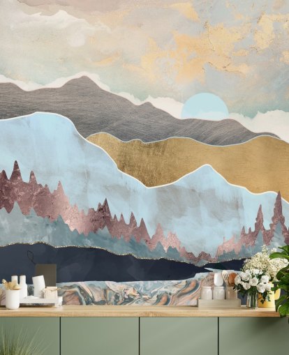 Decorazione murale con luce invernale di SpaceFrog Designs Decorazione murale con luce invernale di SpaceFrog Designs