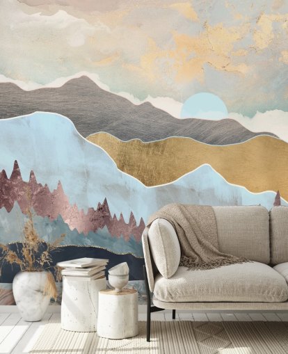 Winter Light Wall Mural by SpaceFrog Designs