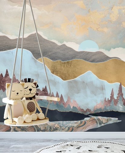 Decorazione murale con luce invernale di SpaceFrog Designs