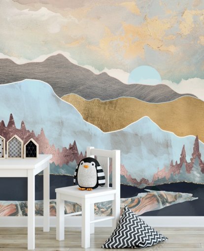 Decorazione murale con luce invernale di SpaceFrog Designs