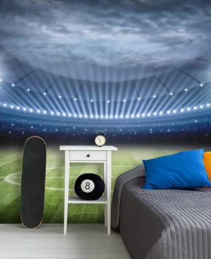 Fußballstadion bei Nacht Wallpaper