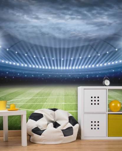Estádio de futebol à noite papel de parede