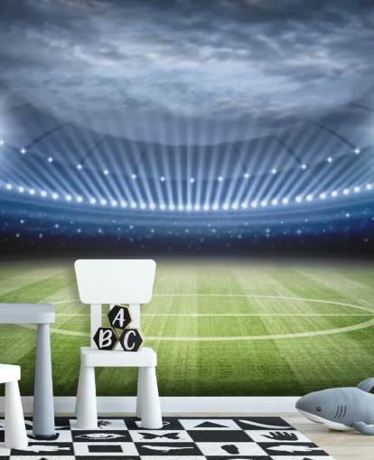 Football Stadium at Night Wallpaper