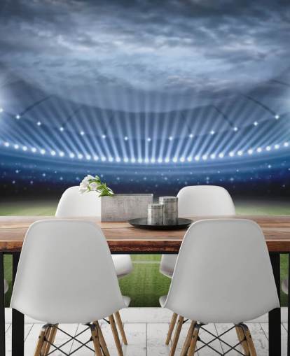 Fußballstadion bei Nacht Wallpaper