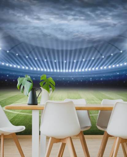 Football Stadium at Night Wallpaper