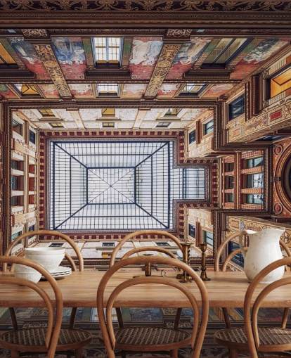 Carta da parati murale con Galleria Sciarra, Roma Carta da parati murale con Galleria Sciarra, Roma