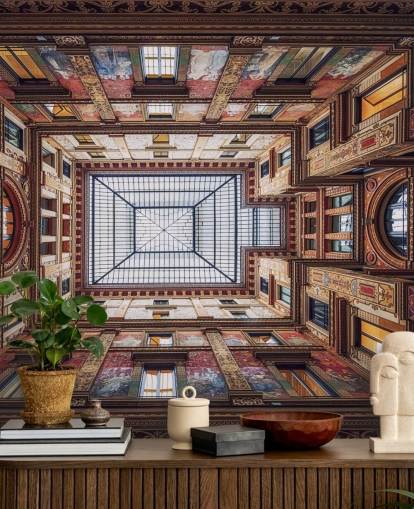 Carta da parati murale con Galleria Sciarra, Roma