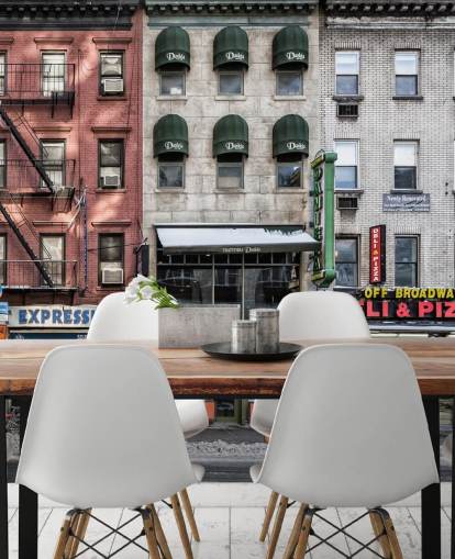 Papel pintado con temática de Nueva York