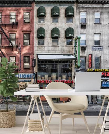 New York Themed Wallpaper