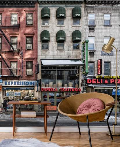 Behang met thema New York