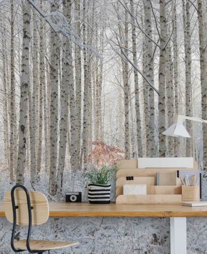 Papier Peint Fresque Nature Blanche Papier Peint Fresque Nature Blanche