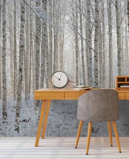 White Nature Wallpaper Mural White Nature Wallpaper Mural