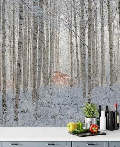 White Nature Wallpaper Mural White Nature Wallpaper Mural