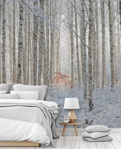 White Nature Wallpaper Mural White Nature Wallpaper Mural