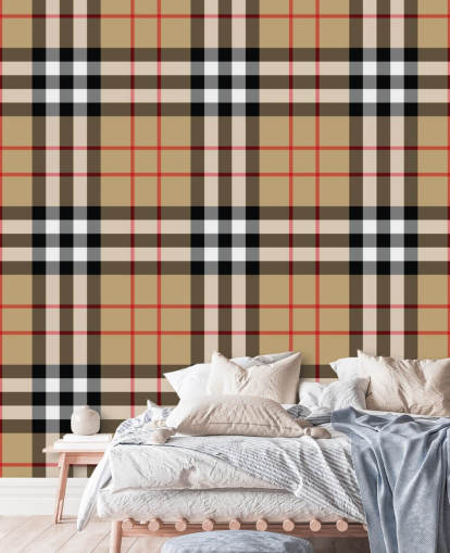 neutral woven tartan wallpaper neutral woven tartan wallpaper
