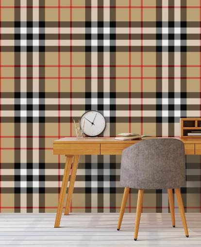 papel de parede tartan tecido neutro papel de parede tartan tecido neutro