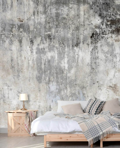 grey and white concrete effect wallpaper mural called Smooth and Old for bedrooms and kitchens grey and white concrete effect wallpaper mural called Smooth and Old for bedrooms and kitchens