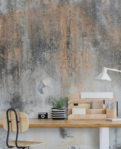 mural de papel pintado de hormigón gris llamado Industrial Art at Wallsauce para cocinas y dormitorios mural de papel pintado de hormigón gris llamado Industrial Art at Wallsauce para cocinas y dormitorios