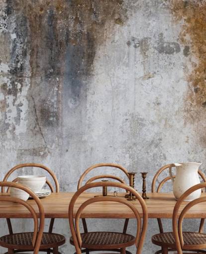 grå og brun tilpasselig beton tapetmaleri kaldet Aged Concrete til køkkener grå og brun tilpasselig beton tapetmaleri kaldet Aged Concrete til køkkener