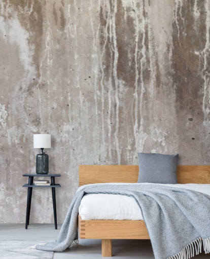 grå betong tapetväggmålning kallad Grey Texture of Concrete av Wallsauce för kök och sovrum grå betong tapetväggmålning kallad Grey Texture of Concrete av Wallsauce för kök och sovrum