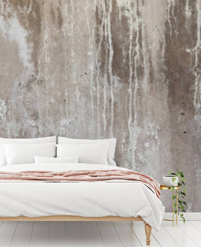 gray concrete wallpaper mural called Gray Texture of Concrete by Wallsauce for kitchens and bedrooms