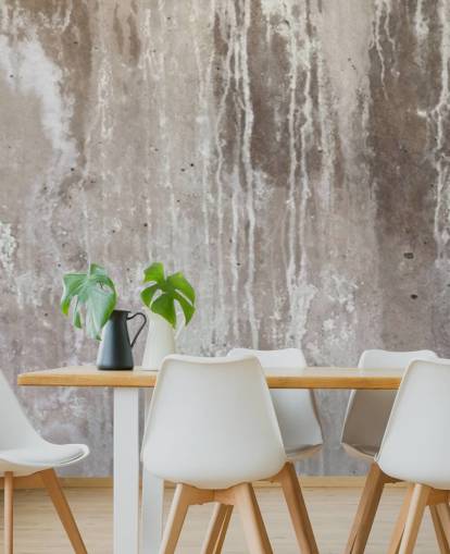 mural de papel pintado de hormigón gris llamado Grey Texture of Concrete de Wallsauce para cocinas y dormitorios