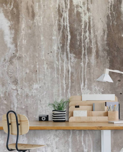 gray concrete wallpaper mural called Gray Texture of Concrete by Wallsauce for kitchens and bedrooms