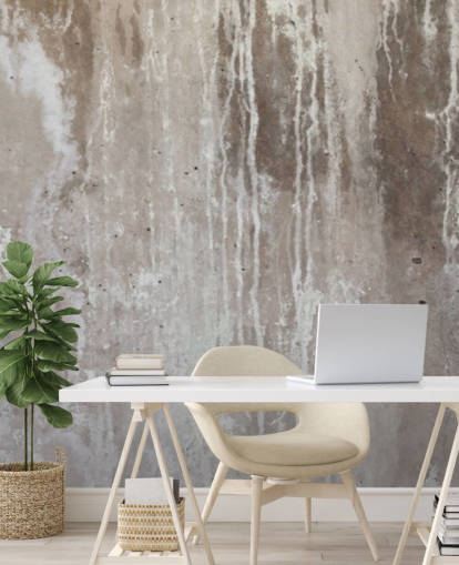 grey concrete wallpaper mural called Grey Texture of Concrete by Wallsauce for kitchens and bedrooms