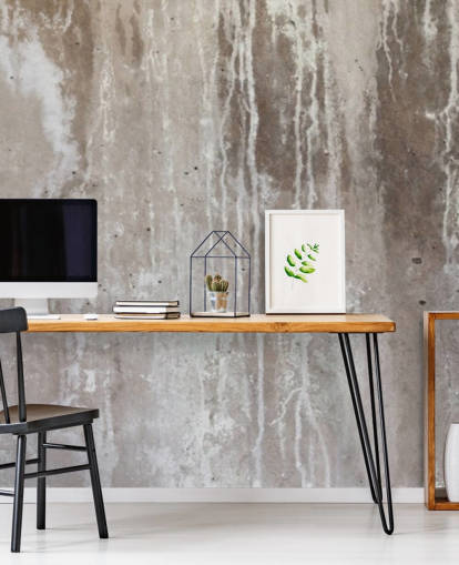 Graue Betontapete namens Grey Texture of Concrete von Wallsauce für Küchen und Schlafzimmer Graue Betontapete namens Grey Texture of Concrete von Wallsauce für Küchen und Schlafzimmer