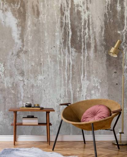 grey concrete wallpaper mural called Grey Texture of Concrete by Wallsauce for kitchens and bedrooms