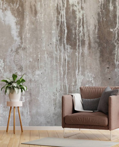 gray concrete wallpaper mural called Gray Texture of Concrete by Wallsauce for kitchens and bedrooms