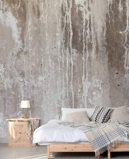 gray concrete wallpaper mural called Gray Texture of Concrete by Wallsauce for kitchens and bedrooms