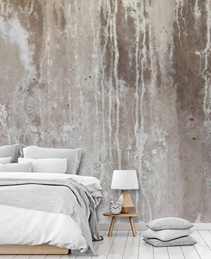 gray concrete wallpaper mural called Gray Texture of Concrete by Wallsauce for kitchens and bedrooms
