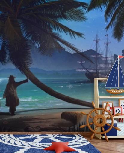 carta da parati pirata sulla