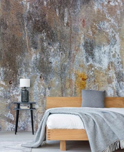 mural de papel de parede com efeito de concreto cinza chamado Textures of Colour para quartos e cozinhas em Wallsauce mural de papel de parede com efeito de concreto cinza chamado Textures of Colour para quartos e cozinhas em Wallsauce