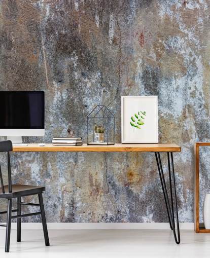 gray concrete effect wallpaper mural called Textures of Color for bedrooms and kitchens at Wallsauce gray concrete effect wallpaper mural called Textures of Color for bedrooms and kitchens at Wallsauce
