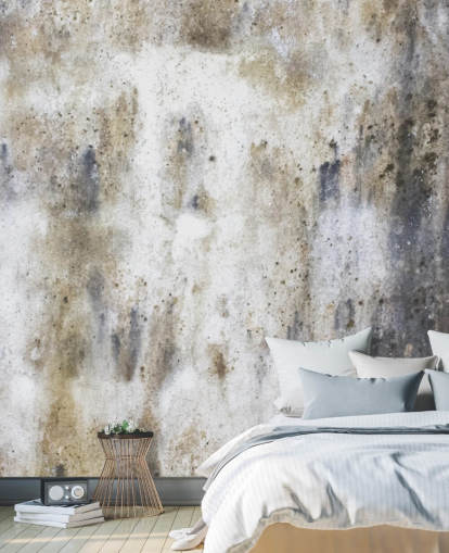 gray concrete effect wallpaper mural called Concrete for bedrooms and kitchens
