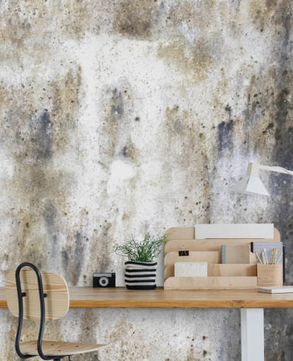 gray concrete effect wallpaper mural called Concrete for bedrooms and kitchens