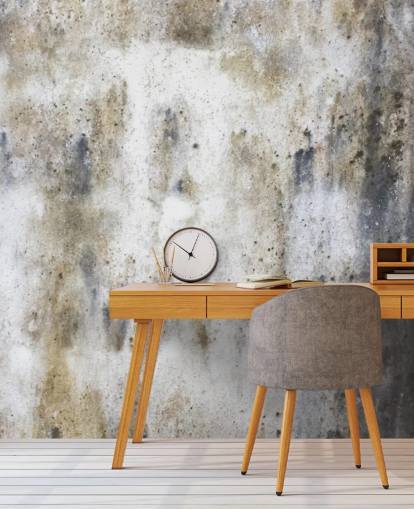 grey concrete effect wallpaper mural called Concrete for bedrooms and kitchens