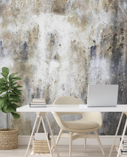 mural de papel pintado gris con efecto hormigón llamado Concrete para dormitorios y cocinas