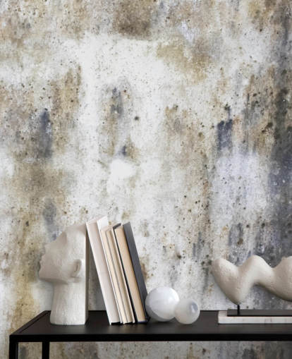 gray concrete effect wallpaper mural called Concrete for bedrooms and kitchens
