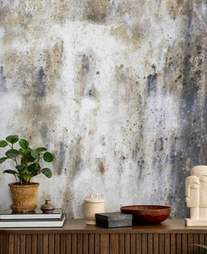 grey concrete effect wallpaper mural called Concrete for bedrooms and kitchens