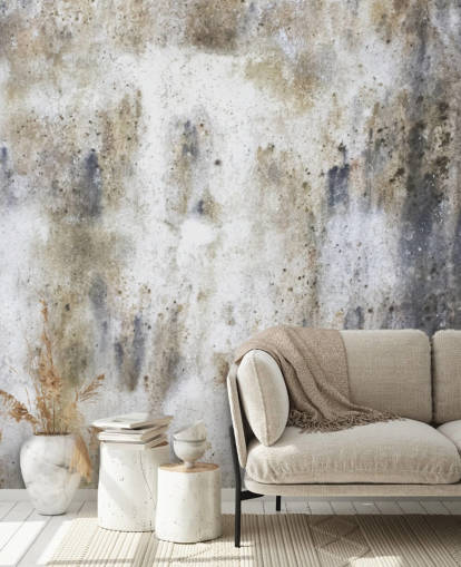 grey concrete effect wallpaper mural called Concrete for bedrooms and kitchens