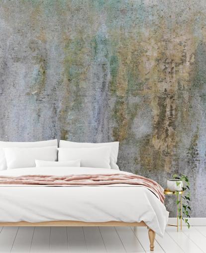 gray and gold concrete wallpaper mural called Concrete Patina at Wallsauce for offices and bedrooms